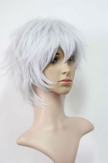 New Future City No 6 Shion White Short Anime Costume Cosplay Party Full Wig
