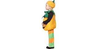 Toddler Kids Girls Little Pumpkin Smiffys Halloween Fancy Dress Costume