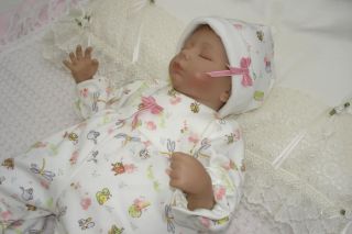 Dolls Sleepsuit and Hat 15 17" Fits Reborn Ashton Drake Baby Annabell New