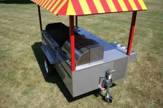 Grand Master Hot Dog Cart Vending Concession Trailer Brand New
