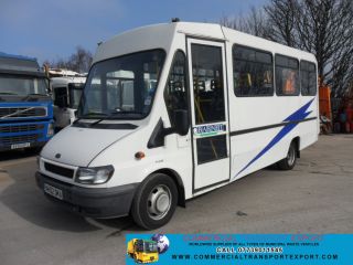 Ford Transit 350 Mini Bus Coach 17 Seater Wheel Chair Ramps Disable Person Use