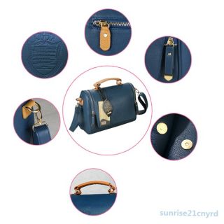 Lady Shoulder Cross Body Bags Women's Classic UK Crown Leather Handbag 11 Colors
