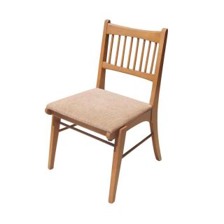 Vintage Mid Century Modern Wood Side Chair