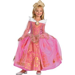 Child Disney Princess Storybook Sleeping Beauty Aurora Prestige Dress Costume