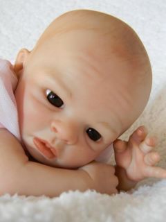 TSD Reborn Baby Girl Paited Hair Newborn Jewel by Denise Pratt Perfect Skin