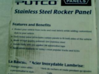 Putco 9751428 Stainless Steel Rocker Panel for for Ford Super Duty Crew Cab