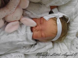 Gorgeous Lifelike Reborn Baby Girl Doll Lovingly Created by Wendys Little Angels