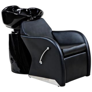 New Salon Shampoo Unit Black Lounge Chair Su 59BC