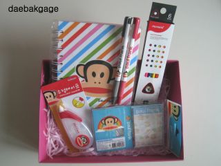 Brand New Paul Frank School Office Stationery Gift Set Spring Note Pencils More