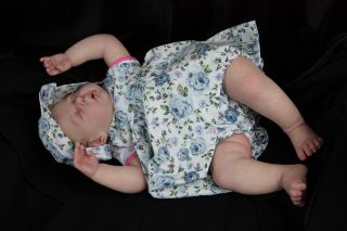 Beautiful Lifelike Reborn Baby Doll 'Chloe' 'Camille' by Ann Timmerman