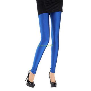 Women's Stretchy Ankle Leggings Skinny Pencil Pants Tights Candy Colors