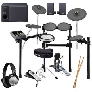 Yamaha DTX520K Electronic Drum Set Kit Complete Drum Bundle