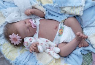 Precious Dreams Reborn Romie Strydom Cianne Newborn Fake Baby Girl Doll Rooted