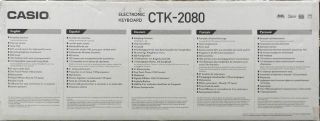 Casio 61 Keys Portable Electronic Keyboard Kit Model CTK 2080