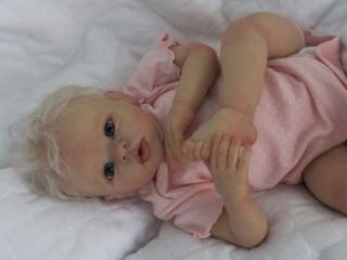 Doves Nursery Beautiful Infant Reborn Baby Girl Misha Sculpt by Linda Murray