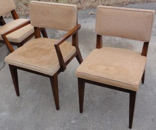 6 Set Mid Century Modern Dining Chairs Armchair Tomlinson Parkway Terrace 1955