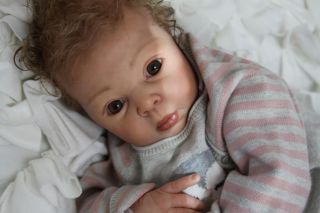 Enchanted Moments Nursery Reborn Baby Girl Brenna Darling Eva Kit by Adriestoete