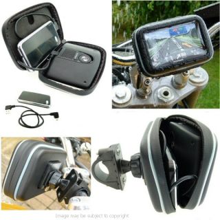 Waterproof 6" Satnav GPS 4000mAh Battery Pack Motorcycle Bike Mount for TomTom