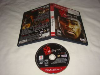 50 Cent Bulletproof PS2 Sony PlayStation 2 Game Original Case Greatest Hit 020626723794