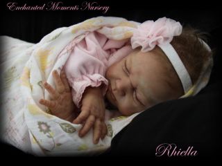 Enchanted Moments Nursery Reborn Baby Girl Rhiella Bella Kit by Andrea Arcello