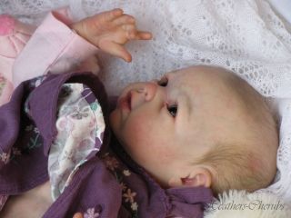 Heathers Cherubs Reborn Painted Hair Baby Delayed First Payment Layaway Krista