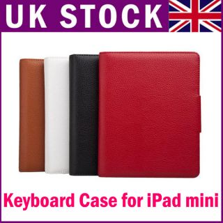 Bluetooth Keyboard Leather Case Cover Detachable Wireless for iPad Mini 4 Colors