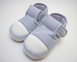 6 12 Months Soft Sole Baby Boy Girl Crib Leather Canvas Sneaker Toddler Shoes