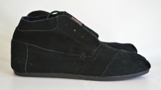 Black Suede Boots Size 9.5