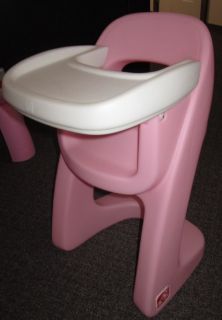 Girls Step 2 Baby Doll High Chair Pink Wonderful Condition Christmas