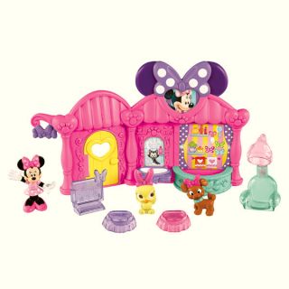 Fisher Price Minnie Pet Salon Play Set Minnie Mouse Playset New