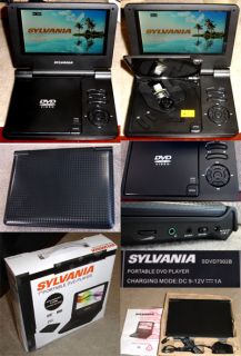 Sylvania SDVD7002B Portable DVD Player 7" LCD Screen New SEALED