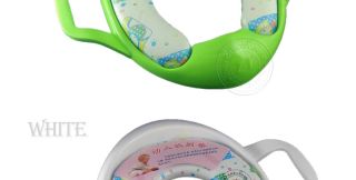 Baby Toilet Seat Soft Padded Chair Cover Handle Cute Safe Child Potty Training