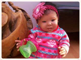 Daff's Darlings Stunning Ethnic Reborn Toddler Baby Girl Doll