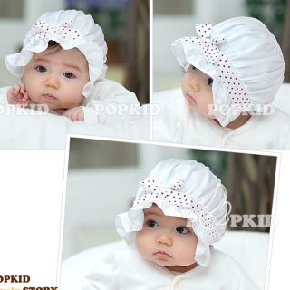 New Korean Baby Hats Girls Princess Hats Satin Palace Hat Newborn Sun Hat Soft
