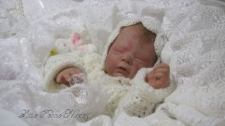 Little Pebble Nursery Reborn Preemie Landon Kit by T Yarie Now Baby Charlotte