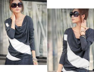 Fashion New Batwing Long Sleeve Women's T Shirt Tops Blouses