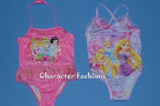 Princess Swimsuit Bathing Suit Swim Size 2T 3T 4T 4 5 6 6X Snow White Rapunzel