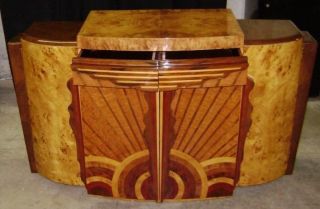 Spectacular Art Deco Forms Sideboard Buffet