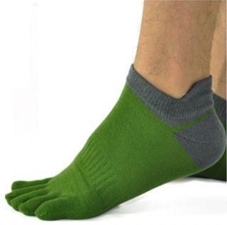 5 Pairs Men's Socks Pure Cotton Sports Toe Socks Breathable Five Finger Socks
