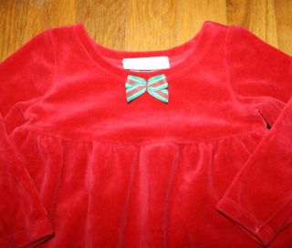 Bonnie Baby Christmas Dress Baby Girl Clothes 18M Tunic Holiday 12 18 Snowman