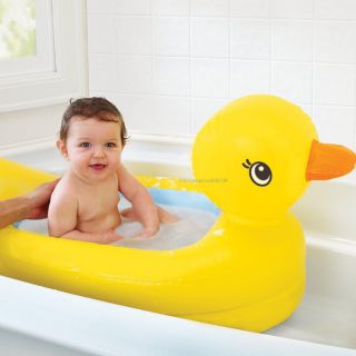 White Hot Inflatable Duck Tub Baby Bathing Bath Fun Kid Children Toy
