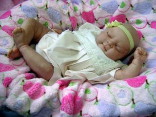 Beautiful Mostly Bald Reborn Big Baby Doll Libby Sculpt by Cindy Musgrove