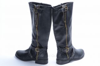Black Wide Calf Boots 9
