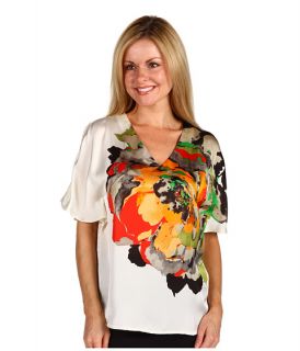 Peony Print Cold Shoulder Woven Blouse $24.99 (  MSRP $89.50