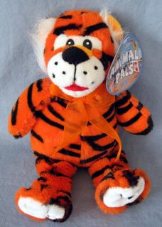 Stuffed Plush Animal Orange Tiger Striped Kellytoy Jungle Pals Kelly Toy
