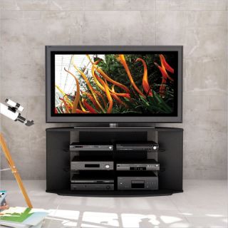 Sonax Rio 46 64" Flat Panel HDS Black Lacquer Finish TV Stand