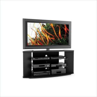 Sonax Rio 46 64" Flat Panel HDS Black Lacquer Finish TV Stand