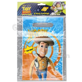 Authentic Disney Toy Story 3 Woody Buzz Birthday Party Supplies 6pcs Lootbags