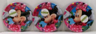 Minnie Mouse Party Banner 24 Dinner Dessert Plates Cups