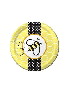 Bumble Bee Cake Plates 8 Pack